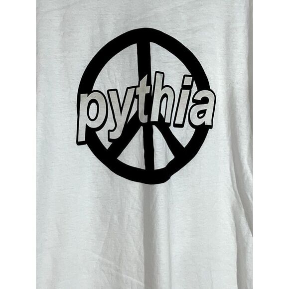 Pythia Clothing White Graphic Short Sleeve Casual Fit T-shirt (XL) - Picture 3 of 6